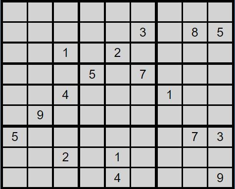 Sudoku Puzzle